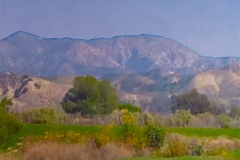 Pacoima Hills  (digital photo)
