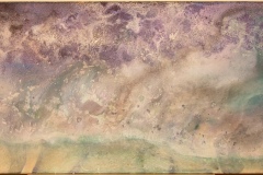 Imaginary Seascape (acrylic and mediums on canvas)