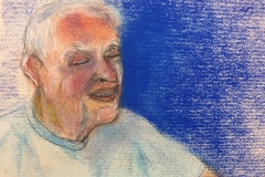 Murray at 93 (pastel on paper)