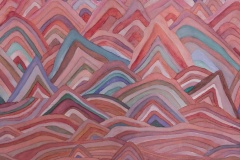 San Gabrielino Dream (gouache on illustration board)