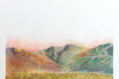 Perpetual Fire (pastel on pastel board)