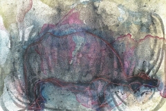 Beautiful People (charcoal, ink and acrylic on canvas)