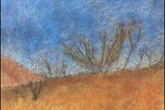 Near Lime Kiln Creek, Sylmar (pastel on paper)