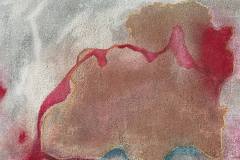 National Emergency (acrylic, water color, gouache and sand on drawing board)