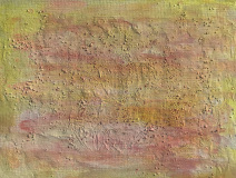 Seascape 2075 (acrylic and sand on canvas board)