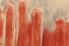 Northern City 2055 (pastel on paper)