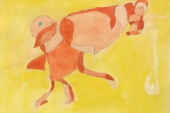 Vaccination Group (gouache on paper)