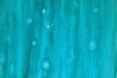 is it safe yet to cry? (gouache and tears  on canvas board)